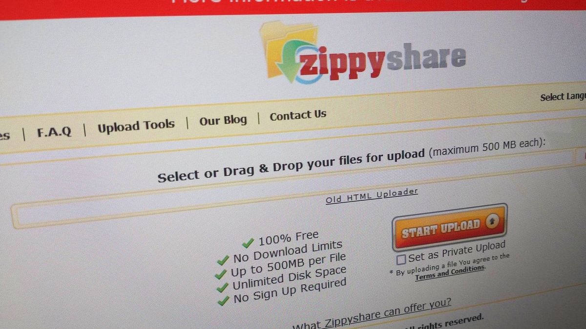 To koniec Zippyshare