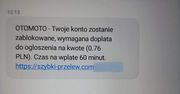 Oszuści podają się za Otomoto. Żądają kilku groszy, ściągają tysiące