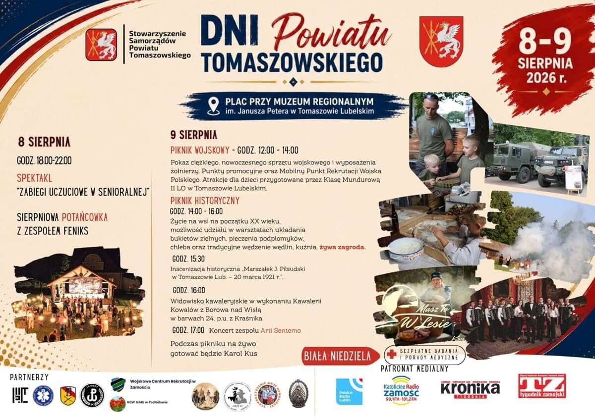 Dni Powiatu Tomaszowskiego w Tomaszowie Lubelskim 2026