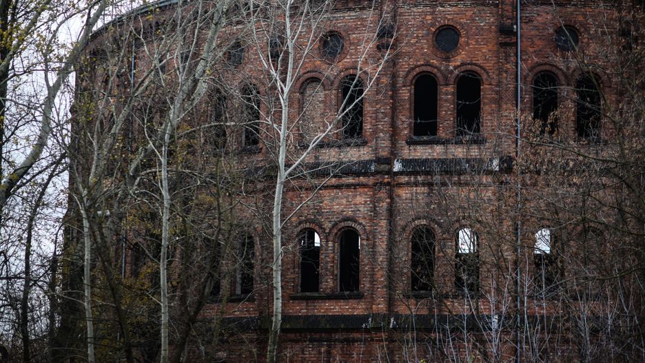 Warszawa. Gazownia Warszawska przy ul. Kasprzaka 25 