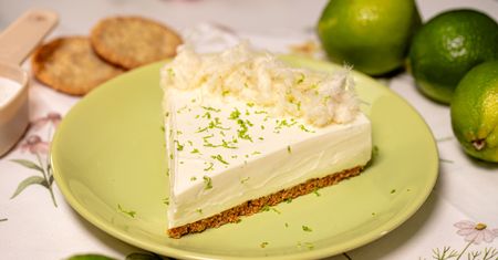 Sernik limonkowy Anielski Włos. Ciacho bez pieczenia idealne na wiosnę