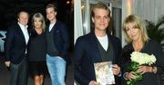 Mariola Bojarska-Ferenc promuje syna i męża na premierze książki. Przystojni? (FOTO)