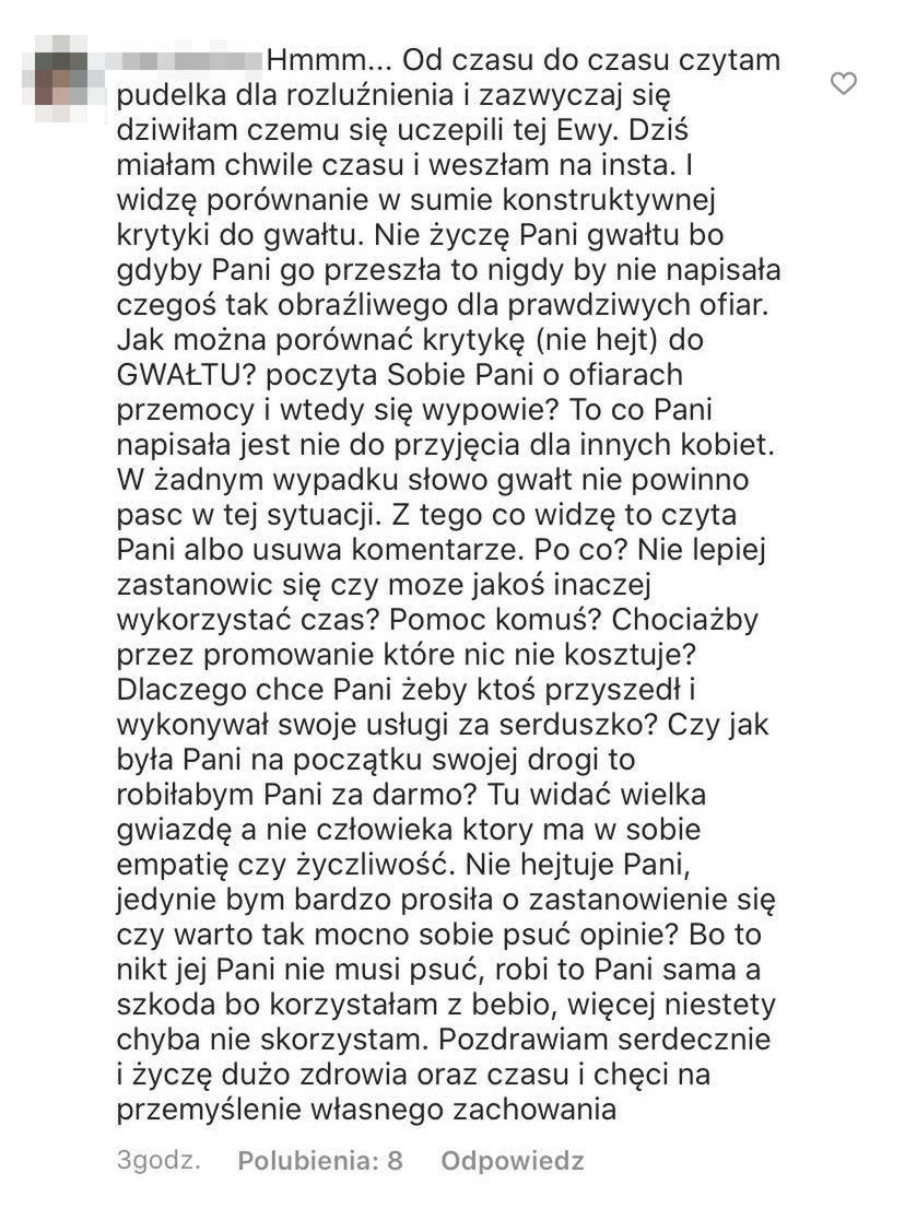 Instagram Ewy Chodakowskiej
