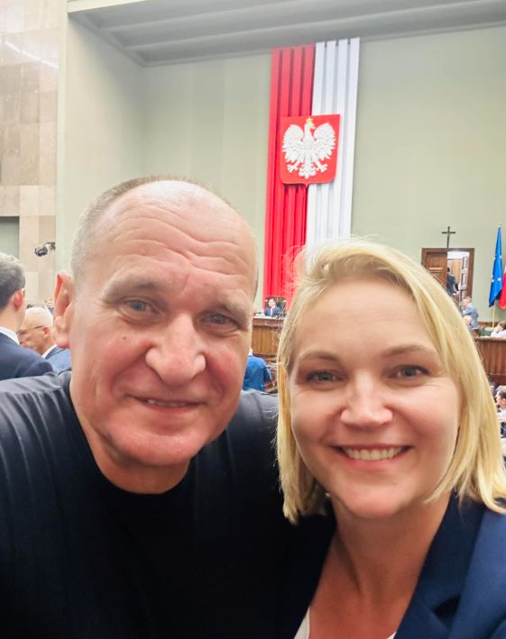 Dominika Chorosińska i Paweł Kukiz 
