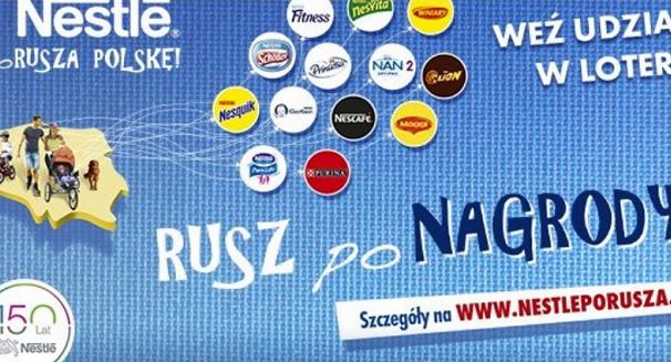 W kampanii „Nestlé porusza Polskę” zaczęła się loteria „Rusz po nagrody!”