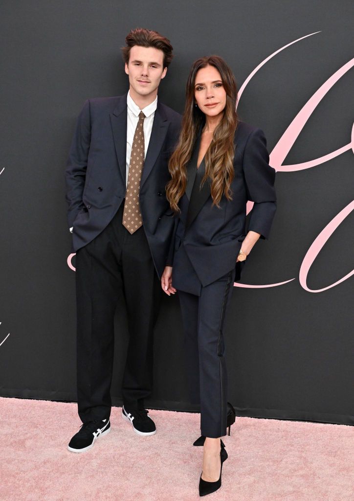 Romeo Beckham i Victoria Beckham