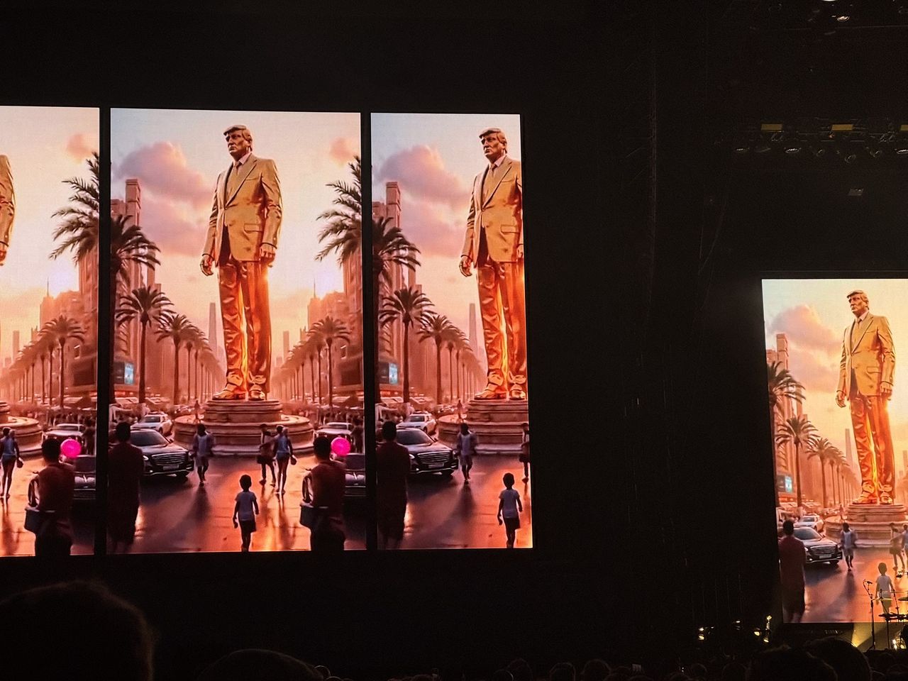 "Trump Gaza". Mocny przekaz Massive Attack w pierwszy dzień Open'era