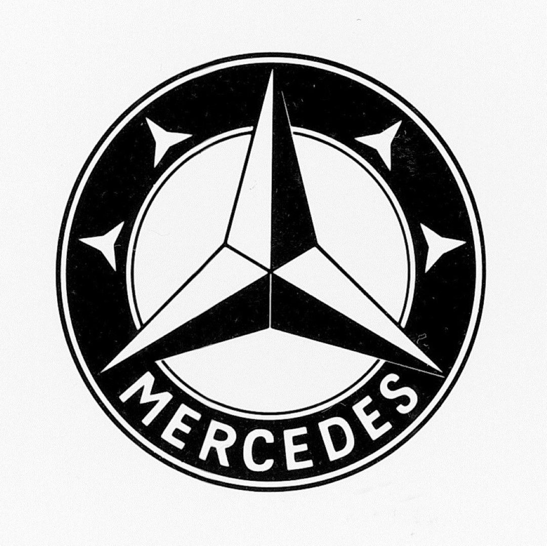 Logo Mercedesa zarejestrowane w 1923 roku
