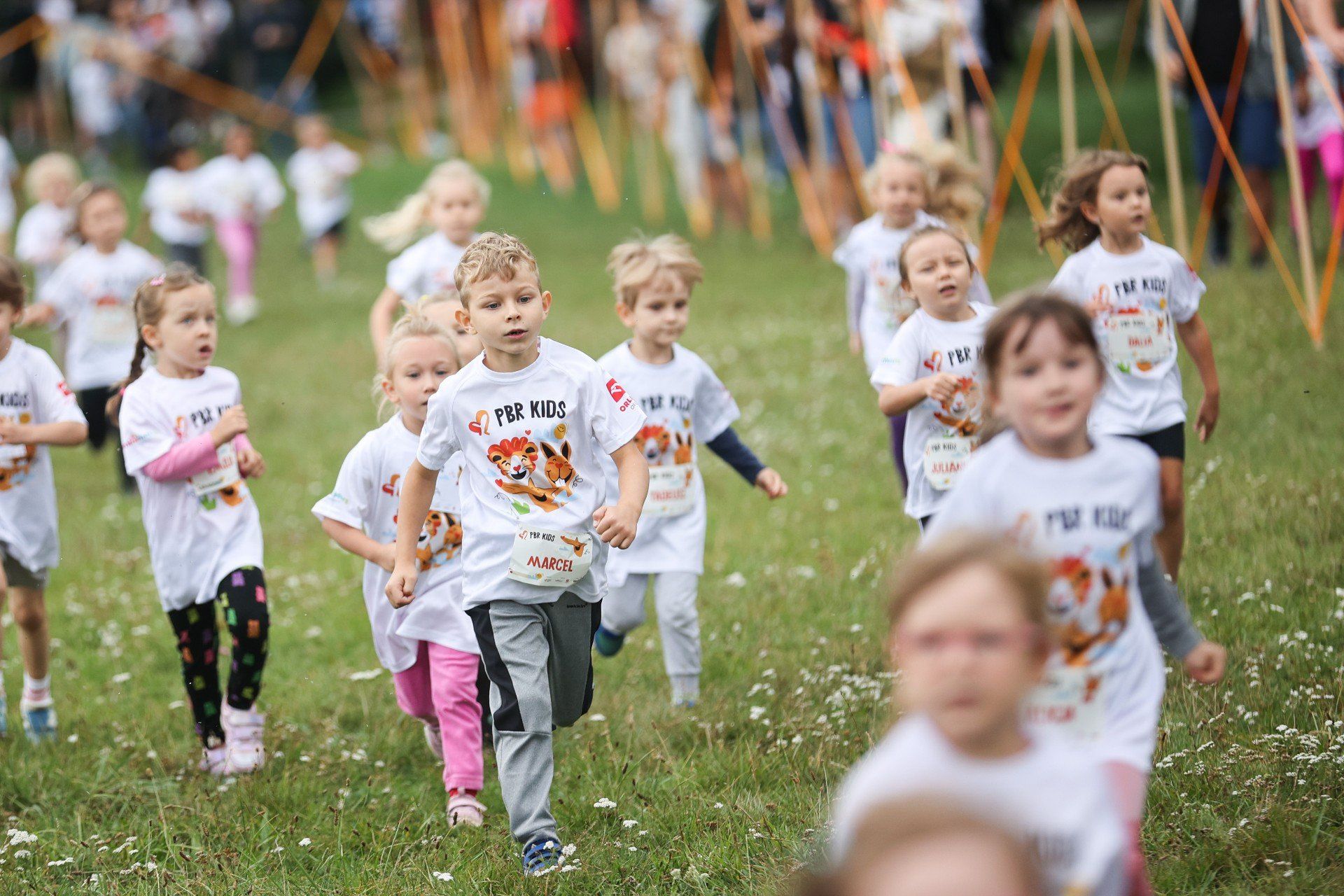 Bieg dzieci na Poland Business Run w Krakowie