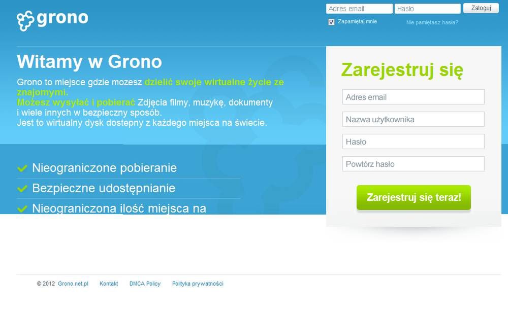 Grono.net zmieniło się w Grono.net.pl
