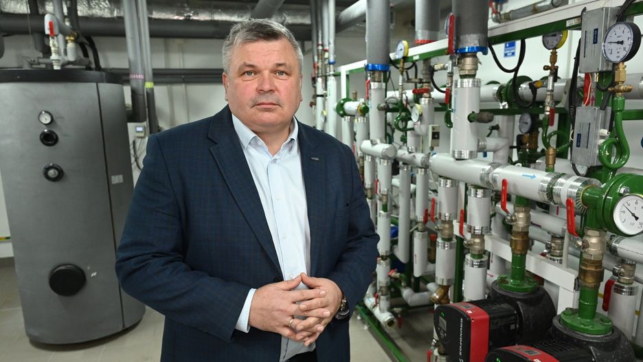 Na zdjęciu prezes Miejskiego Przedsiębiorstwa Energetyki Cieplnej, Arkadiusz Ponikowski