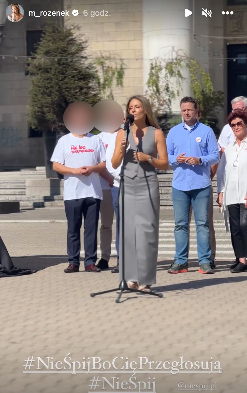 Małgorzata Rozenek, Rafał Trzaskowski i Jolanta Kwaśniewska