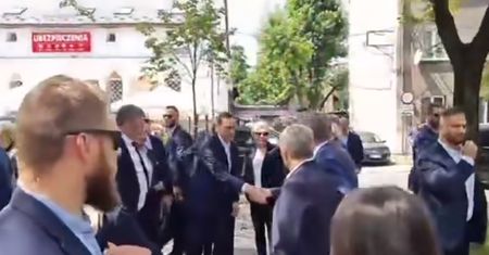 Premier nagrany w Rudzie Śląskiej. "Dzień dobry panie kłamco"