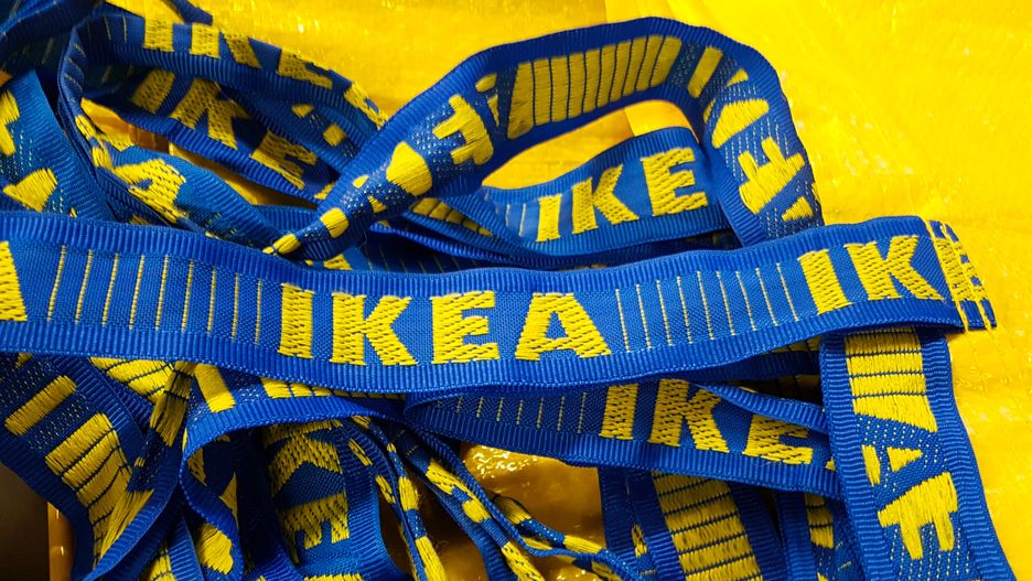Ikea logo is seen on Ikea shopping bag in Krakow, Poland on September 18, 2019. (Photo by Beata Zawrzel/NurPhoto via Getty Images)