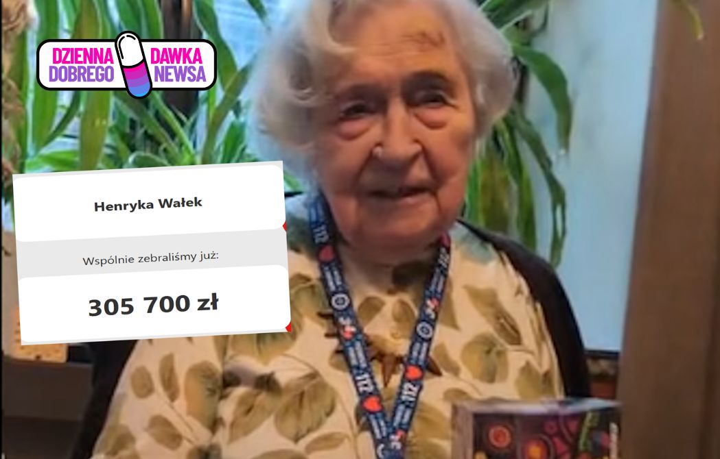 Ma 100 lat i jest wolontariuszką WOŚP. Zebrała ogromną sumę