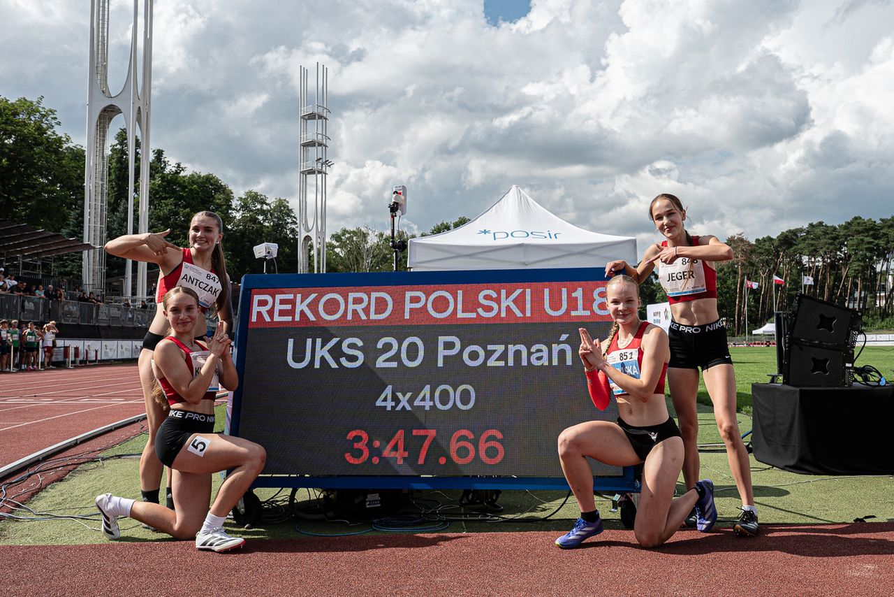 UKS 20 Poznań błyszczy na Olimpiadzie Młodzieży. Rekord Polski i medale dla Wielkopolski