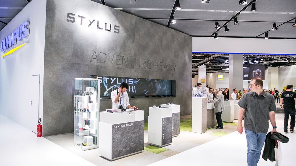 Stoisko firmy Olympus na Photokina 2014 1