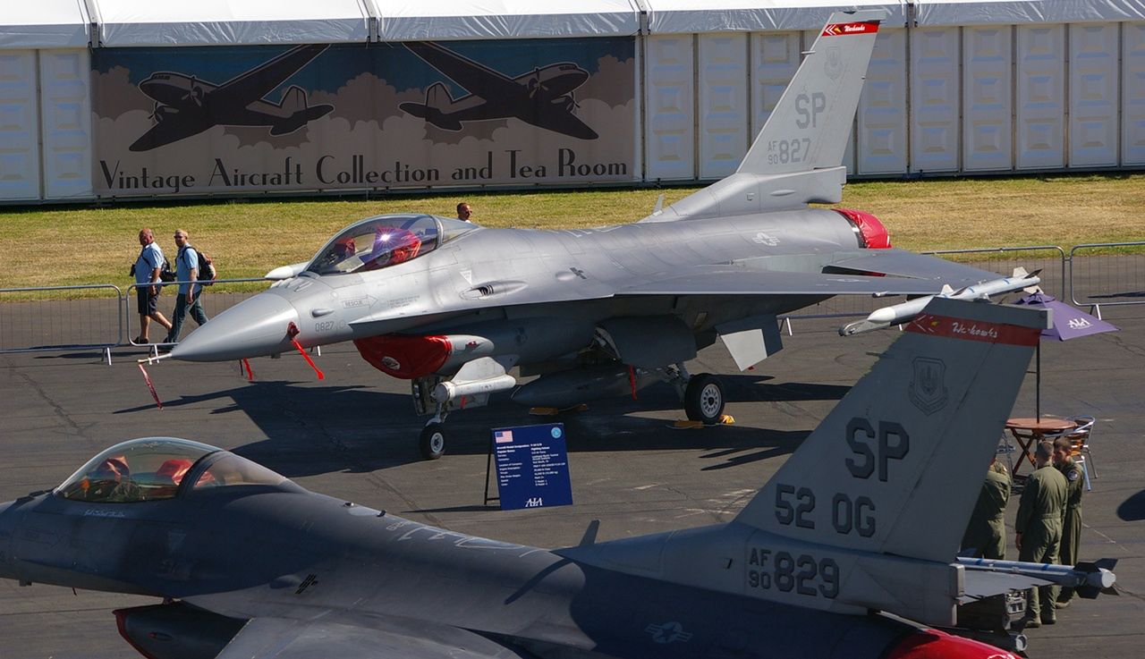 The F-16 remains the most numerous type of fighters in the US Air Force.