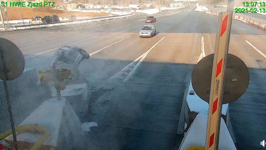 autostrada a1 auto samochod wypadek