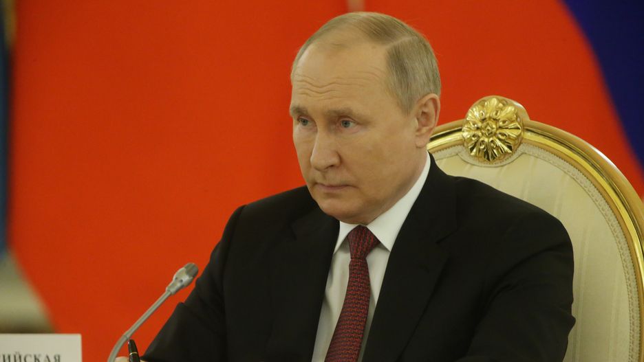 Russian President Vladimir Putin Attends The Summit Of Collective Security Treaty Organisation
MOSCOW, RUSSIA - MAY,16 (RUSSIA OUT) Russian President Vladimir Putin seen during the Summit of Collective Security Treaty Organisation (CSTO) at the Grand Kremlin Palace, May,16,2022, in Moscow, Russia. Leaders of post-Soviet states have gathered at the Kremlin for the summit of CSTO marking its 30th anniversary this year. (Photo by Contributor/Getty Images)
Contributor