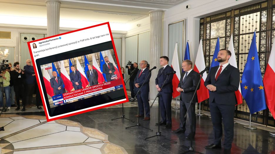 TVP pokazała konferencję opozycji