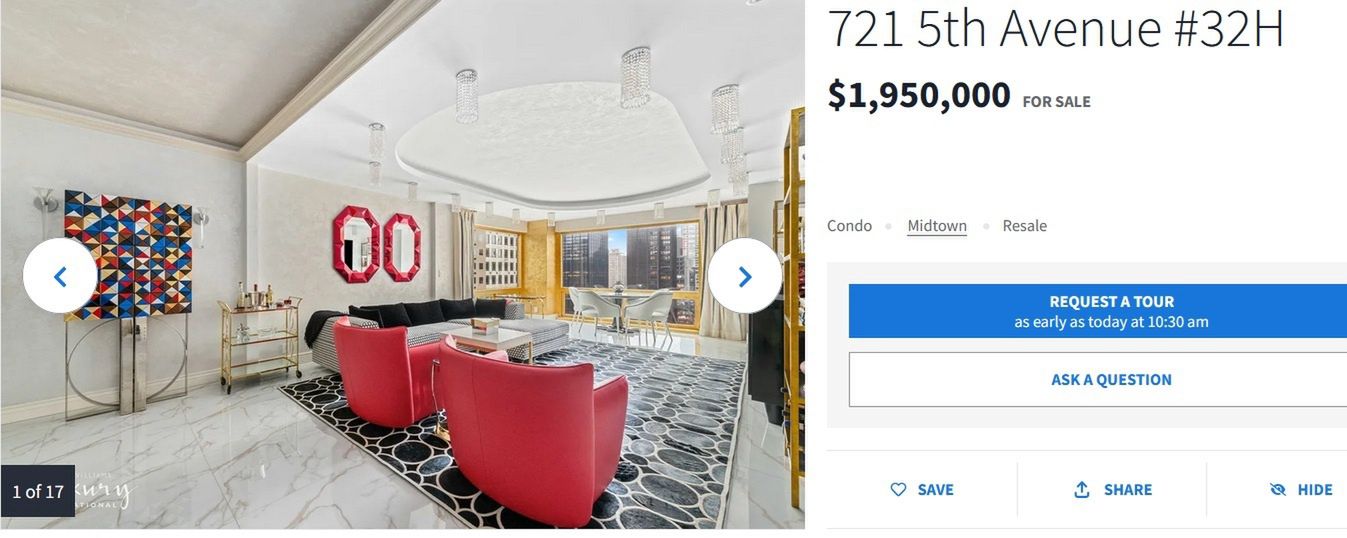 Oferta kupna mieszkania w Trump Tower