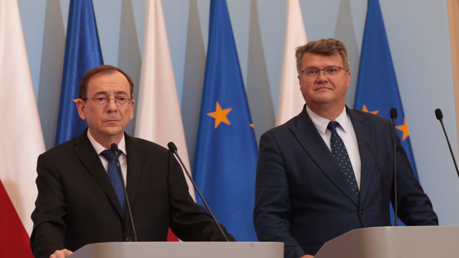 Ministrowie PiS Mariusz Kamiński i Maciej Wąsik