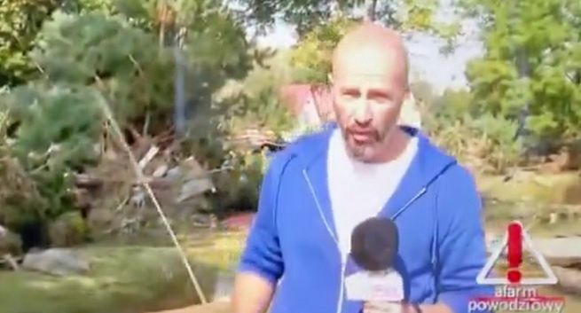 Niebezpieczne zachowanie reportera TVP Info. Chciał pokazać, że nie ma prądu