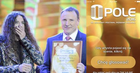 Widzowie krytykują głosowanie w Opolu! "Aplikacja zalicza GŁOSY NA NIE jako TAK"