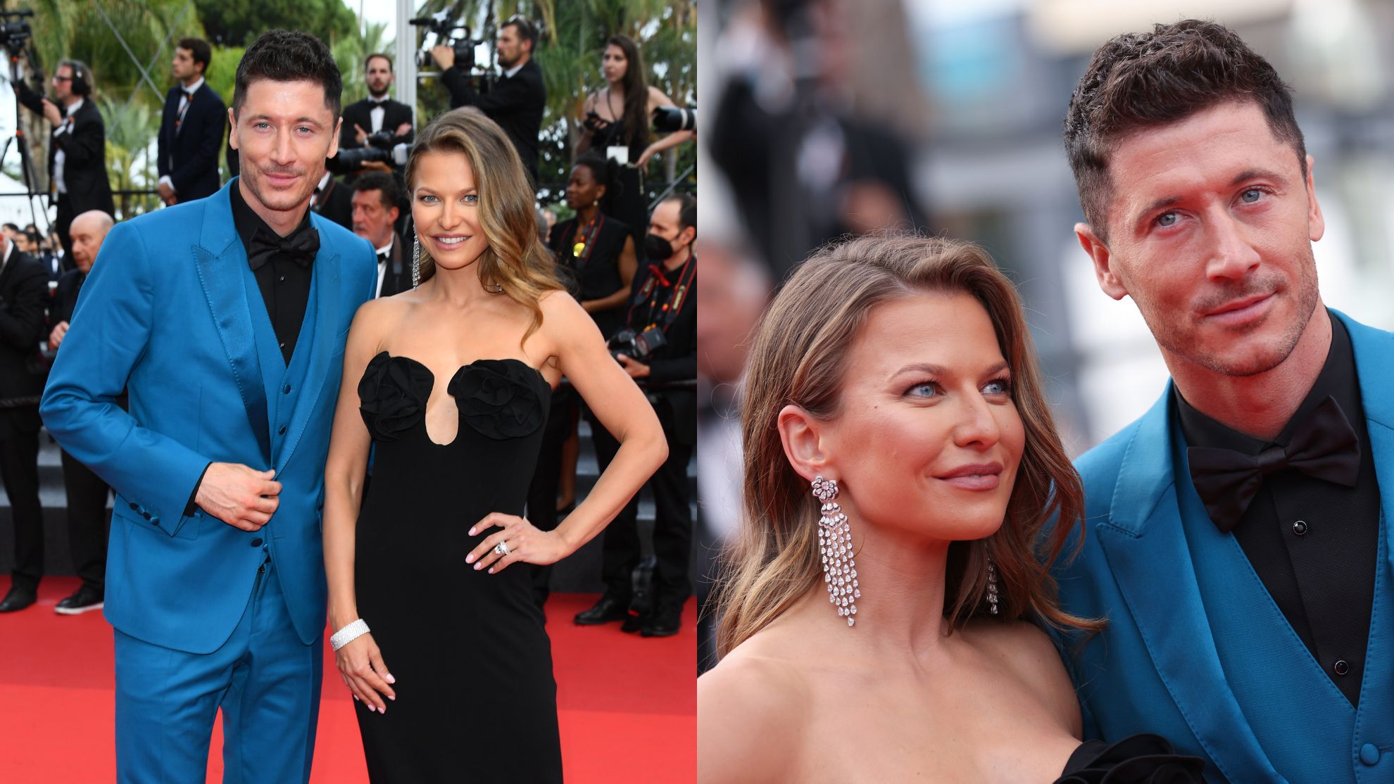 Anna i Robert Lewandowscy brylują w Cannes 