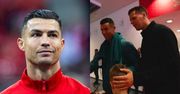 Cristiano Ronaldo wymienia serdeczności z Wojtkiem Szczęsnym i podekscytowanym Liamem