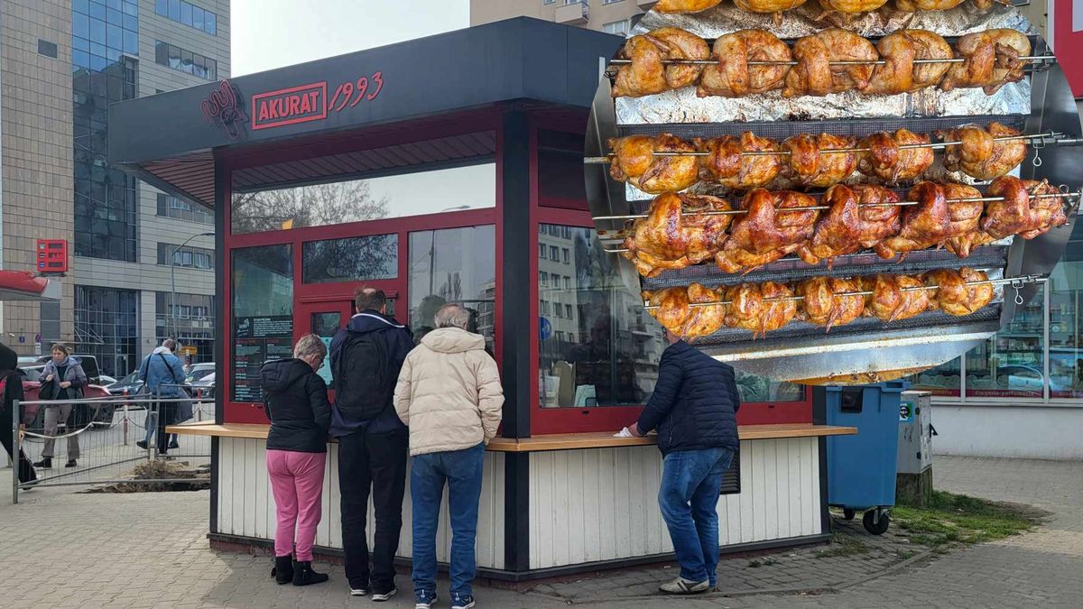 Budka z kurczakiem znajduje się przy ulicy Dolnej.
