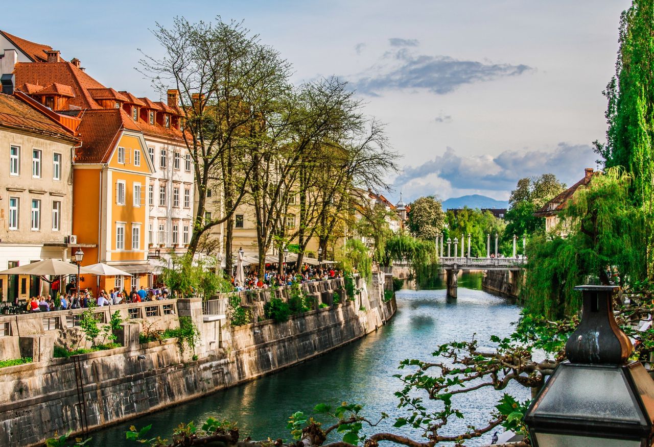 Nad brzegiem Ljubljanicy