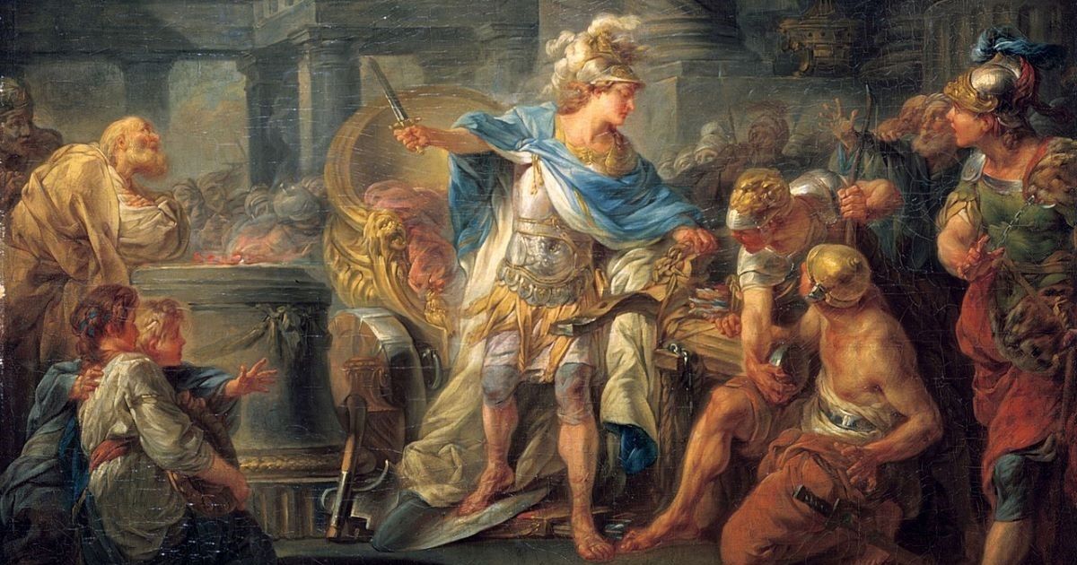 Węzeł gordyjski. Tak Aleksander Wielki przeszedł do historii