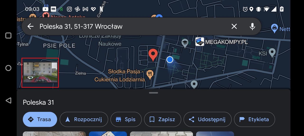 włączamy Street View na urządzeniu mobilnym