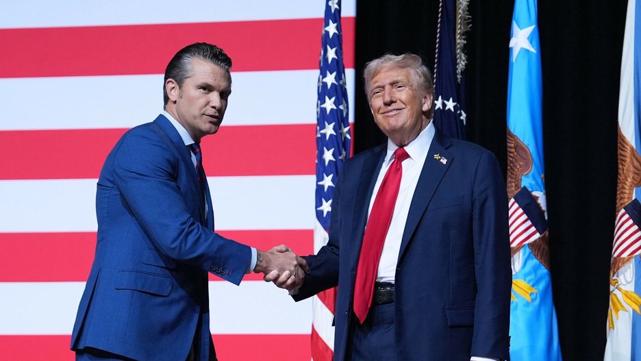 Pete Hegseth i Donald Trump