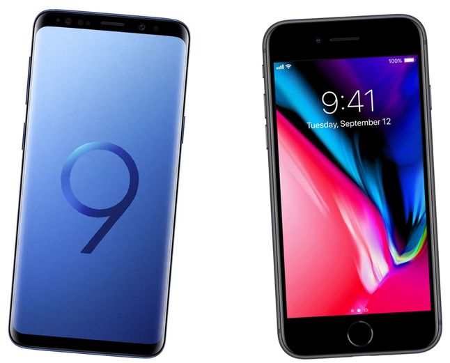 Galaxy S9 i iPhone 8