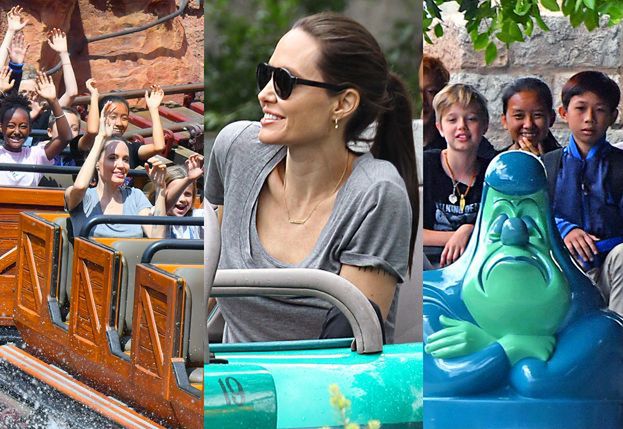 Angelina na prośbę Shiloh zabrała dzieci z Kambodży do Disneylandu! (FOTO)