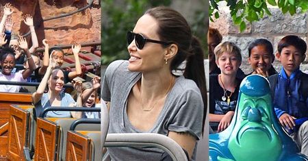 Angelina na prośbę Shiloh zabrała dzieci z Kambodży do Disneylandu! (FOTO)