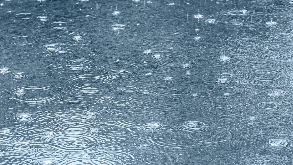 deszcz, ulewa, kałuża