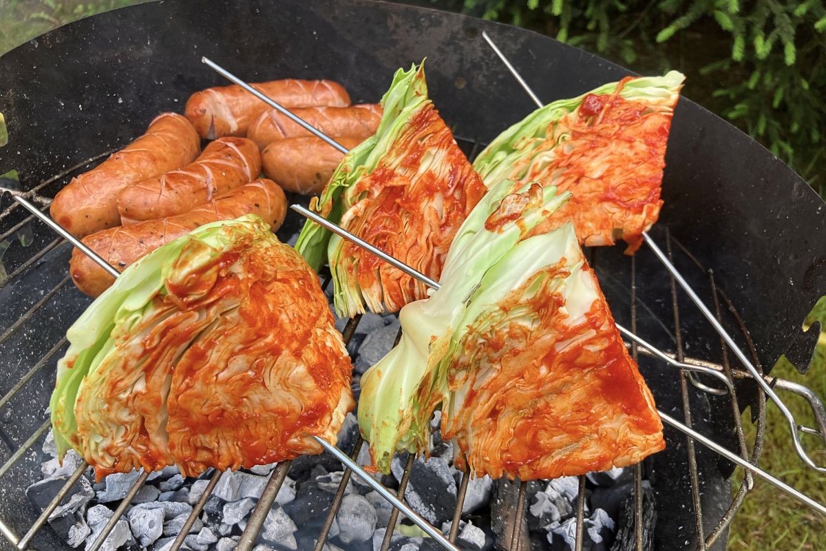 Na otwartym grillu szybko się przypali