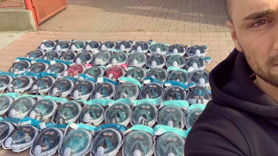 Koronawirus. Radny Łukasz Litewka ruszył na pomoc szpitalom