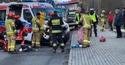 Ciężarówka potrąciła dwie 15-latki. W akcji śmigłowiec LPR