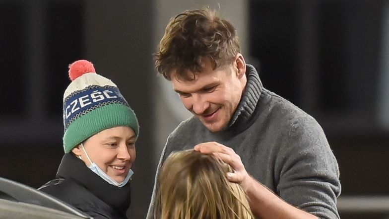 Mikołaj Roznerski i Marta Juras uczcili urodziny syna wypadem do galerii
