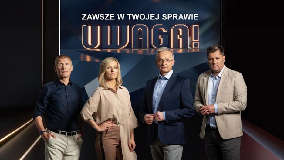 Grono prowadzących "Uwagi!" TVN