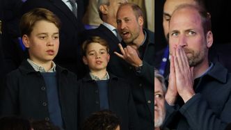 Książę William zabrał księcia George'a na mecz. Emocje wzięły górę?