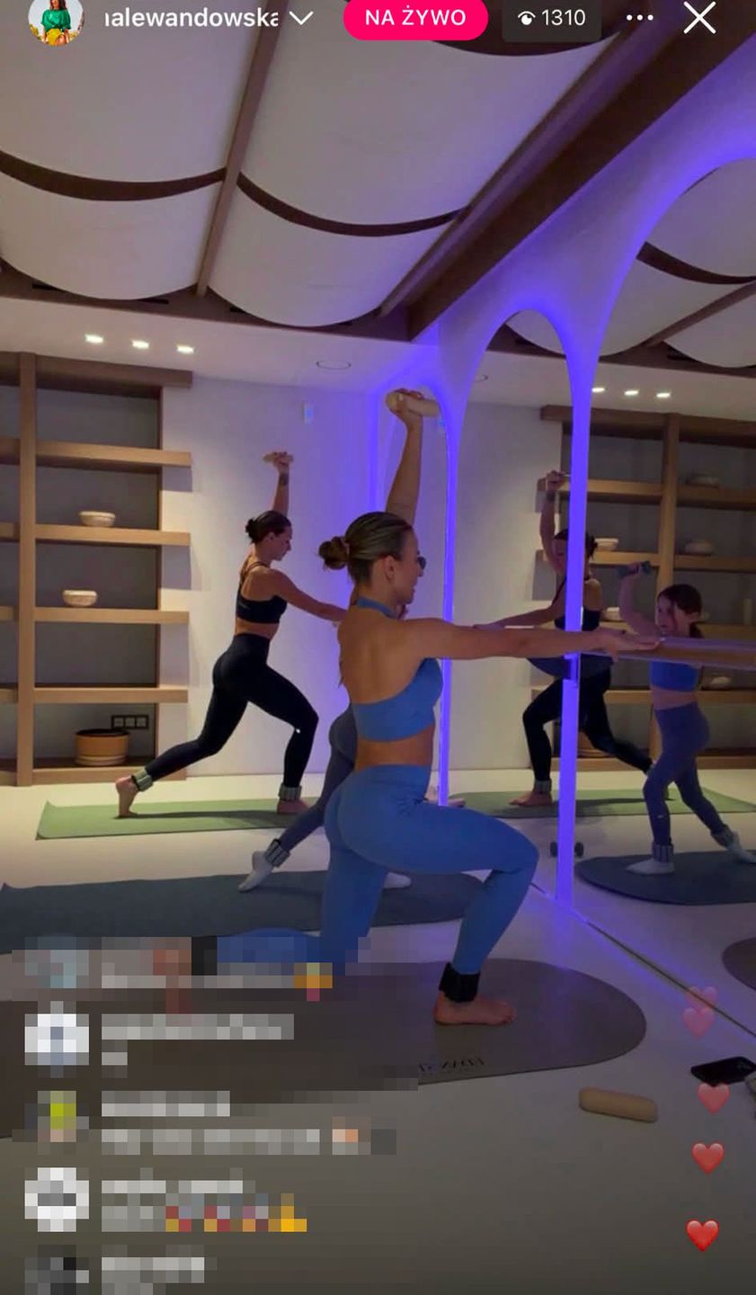 Dumna Anna Lewandowska relacjonuje morderczy trening z Klarą
