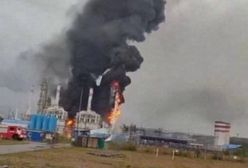 Ogromny pożar w Rosji. Atak dronów, płonie port