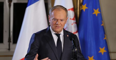 Tusk wyszedł ze spotkania z Macronem. Mówił o "dyskrecji"