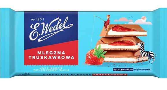 Czekolady oraz pianki Ptasie Mleczko E.Wedel w nowych opakowaniach